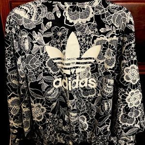 Adidas floral flower jacket